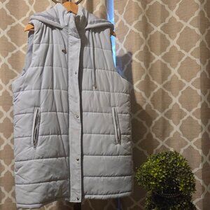 Winter Parka Vest with Hood